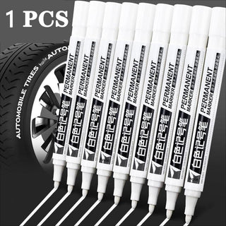 White Marker Pens grafting set 2.0mm Oily Waterproof White Gel Pen DIY ALODIA STORE