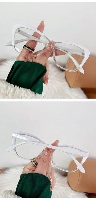 Anti Blue Light Blocking Cat Eye Oculos Mujer Glass Women Brand Fashion Luxury Designer Optical Eyeglasses Frame Classic Eyewear Alodia Store