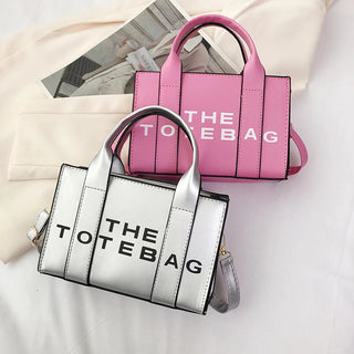 Women Tote Bag Contrast Letters Fashion Ladies Alodia Store