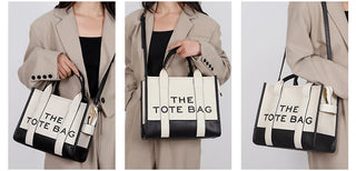 Women's Tote Bag 2024 New Leather Letters Shoulder Alodia Store