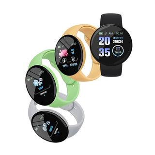 D18 Pro Smart Watch Men Women Bluetooth Fitness Tracker Bracelet Sport Heart Rate Blood Pressure Kids Smartwatch for IOS Android Alodia Store