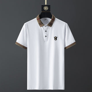 100% Cotton Breathable Brand Polo Shirts Men's Clothing Summer Tops Short Sleeve Casual Cotton Luxury Quality Fashion Clothes alodia store