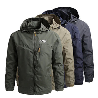 Men Hooded Raincoat Winter Waterproof Skin Kit Alodia Store