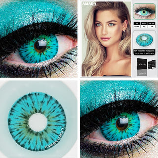 AMARA 2pcsCosplay Anime Eyes Lenses for Eyes AYY Series Makeup Sharingan Beauty Contact Lenses Eye Cosmetic Color Lens Eyes Alodia Store