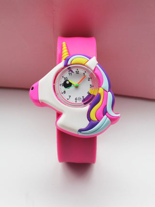 Cute Kids Watch Girl Pink Silicone Kawaii Cartoon Unicorn Dinosaur Tiger Arabic Digital Boy Quartz Wrist Watches Children Reloj Alodia Store