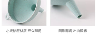 1pc Plastic Funnel Kitchen Oil and Wine Liquid Dispenser Funnel Large Caliber Can Be Hung Funnel Kitchen Tools Funnel Alodia Store