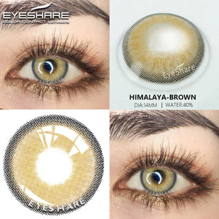 EYESHARE Color Lens Eyes 2pcs Natural Color Contact Lenses For beauty eyes Alodia Store