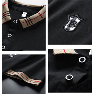 100% Cotton Breathable Brand Polo Shirts Men's Clothing Summer Tops Short Sleeve Casual Cotton Luxury Quality Fashion Clothes alodia store