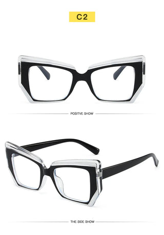 Cat Eye Glasses Blue Light Blocking Women Designers Eyeglasses Optical Spectacle Computer Eye Protection Glass Fashion Eyewear Alodia Store