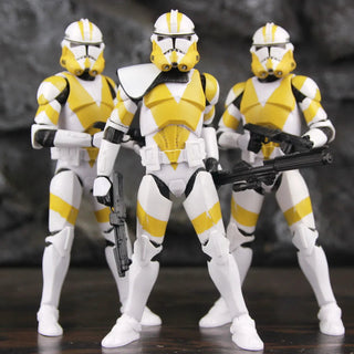 Star Wars 104th 212th 442nd 332nd 501st 6" Action Figure ARC ARF Trooper Shock Asohka Commander Phase 2 Episode II Clone Toys Alodia Store