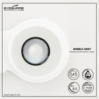 EYESHARE Color Contact Lenses for Eyes 2pcs Natural Brown Contact Lenses Gray Blue Lenses Yearly Beautiful Pupil Contact Lenses Alodia Store
