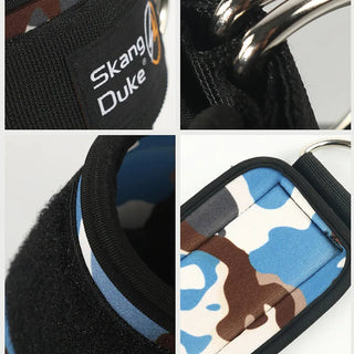 1Pcs Fitness Ankle Straps Adjustable D-Ring Foot Support Cuffs Gym Leg Strength Workouts Pulley With Buckle Camouflage Straps Alodia Store