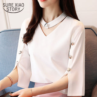 2023 Womens Sleeve Butterfly Sleeve Chiffon alodia store