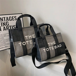 2023 Luxury Brands Denim Patchwork tote bag Alodia Store