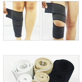 40-200cm Knee Elbow Wrist Ankle Bandage Cuff Support Wrap Sport  Compression Strap Belt Fitness Gym Brace Tape Elastic Band Alodia Store