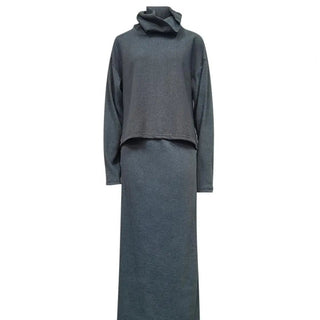 Fashion Women Slim Sweater Skirt Two Pieces Set Alodia Store