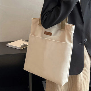 Women's Tote Bag Canvas Sewing Thread Large Capacity Alodia Store