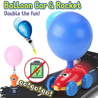 Balloon Launcher Car Toy Set Children's Balloon Launcher Toy Force Car Balloon Launcher Toys Kid's Preschool Educational Gifts Alodia Store