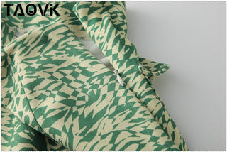 Camouflage Suede Skirt Suits Sexy Skinny CropTops+ Bodycon Outfits 2-Piece Set alodia store