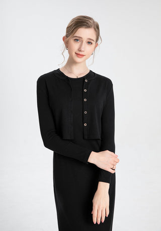 2023 clothes cardigan and near Ankle Length long dress nature fiber alodia store