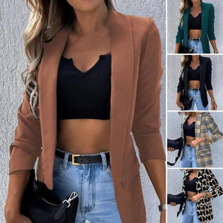 Cardigan Blazer Outerwear Alodia Store
