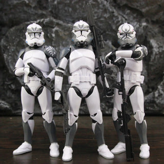 Star Wars 104th 212th 442nd 332nd 501st 6" Action Figure ARC ARF Trooper Shock Asohka Commander Phase 2 Episode II Clone Toys Alodia Store