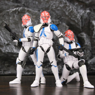 Star Wars 104th 212th 442nd 332nd 501st 6" Action Figure ARC ARF Trooper Shock Asohka Commander Phase 2 Episode II Clone Toys Alodia Store