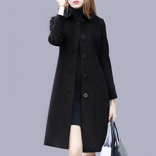 S-4XL Autumn Women Coat Mid-Length Alodia Store