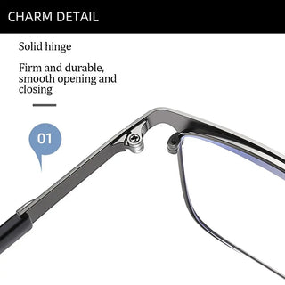 Anti-Blue Light Business Reading Glasses Eye Protection Ultra Light Frame Office Myopia Eyeglasses For Men Women Vision Care Alodia Store
