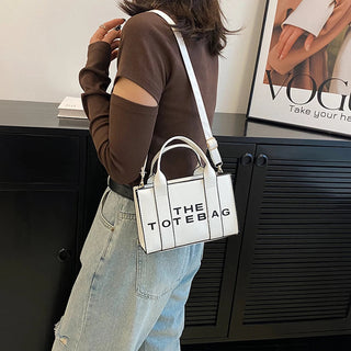 Women Tote Bag Contrast Letters Fashion Ladies Alodia Store