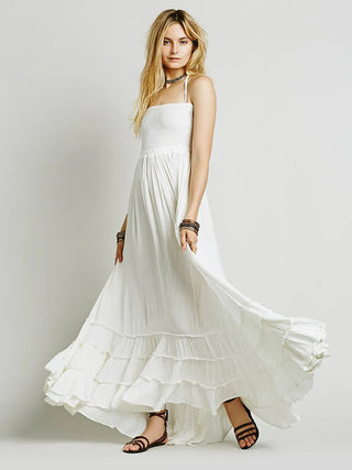 Summer Women Backless VERGOODR Smock dress Alodia Store