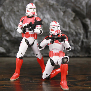 Star Wars 104th 212th 442nd 332nd 501st 6" Action Figure ARC ARF Trooper Shock Asohka Commander Phase 2 Episode II Clone Toys Alodia Store