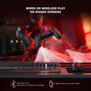 GameT3 Wireless Gamepad Game Controller PC Joystick for Android TV Box Desktop & Computer Laptop ALODIA STORE