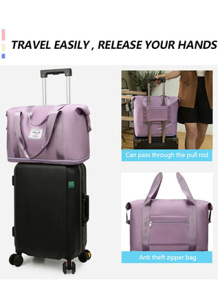 UNIXINU Carry On Travel Duffle Bag Nylon Waterproof Sports Gym Alodia Store