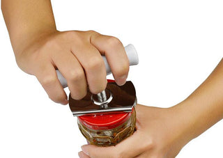 Stainless Steel Adjustable Lids Off Jar Opener Multi-function Bottle Cap Opener Labor-saving Screw Can Opener for Kitchen Gadget Alodia Store