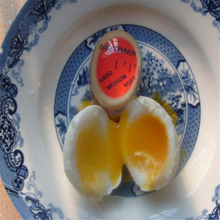 1pcs Egg Timer Kitchen Electronics Gadgets Color Eggs Cooking Changing Yummy Soft Hard Boiled Eco-Friendly Resin Red Timer Tools Alodia Store