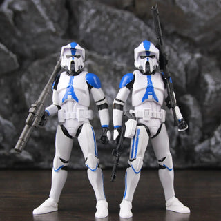 Star Wars 104th 212th 442nd 332nd 501st 6" Action Figure ARC ARF Trooper Shock Asohka Commander Phase 2 Episode II Clone Toys Alodia Store
