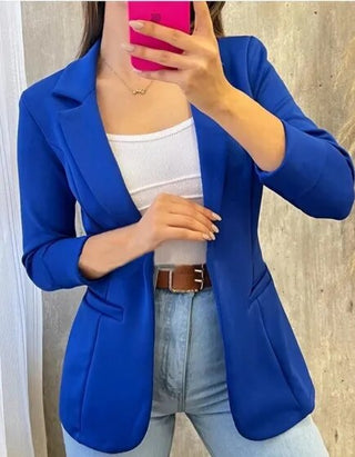 Buckle Blazer Vintage Coat Alodia Store