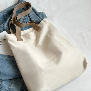 Women's Tote Bag Canvas Sewing Thread Large Capacity Alodia Store