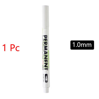 White Marker Pens grafting set 2.0mm Oily Waterproof White Gel Pen DIY ALODIA STORE