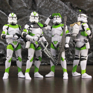 Star Wars 104th 212th 442nd 332nd 501st 6" Action Figure ARC ARF Trooper Shock Asohka Commander Phase 2 Episode II Clone Toys Alodia Store
