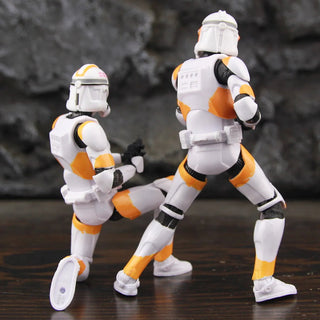 Star Wars 104th 212th 442nd 332nd 501st 6" Action Figure ARC ARF Trooper Shock Asohka Commander Phase 2 Episode II Clone Toys Alodia Store