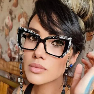 Cat Eye Glasses Blue Light Blocking Women Designers Eyeglasses Optical Spectacle Computer Eye Protection Glass Fashion Eyewear Alodia Store