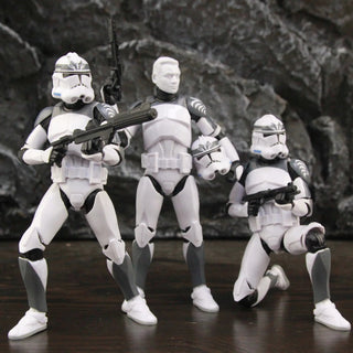 Star Wars 104th 212th 442nd 332nd 501st 6" Action Figure ARC ARF Trooper Shock Asohka Commander Phase 2 Episode II Clone Toys Alodia Store