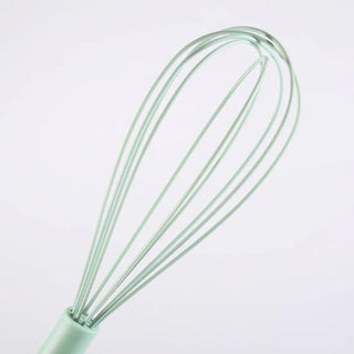 Manual Egg Beater Pp Handle Egg Blender Handheld Silicone Stainless Steel Stirring Rod Household Kitchen Baking Tools Alodia Store