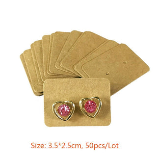 Fashion Wood Jewelry Display Necklace Charms Jewelry Display Tray Pendant Earrings Card Style Pendant Display Card Alodia Store