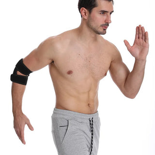 1Pcs Adjustable Elbow Support for Men Spring Elbow Brace Arthritis Golfers Strap Elbow Protection Basketball Gym Accessories Alodia Store