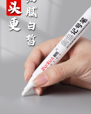 White Marker Pens grafting set 2.0mm Oily Waterproof White Gel Pen DIY ALODIA STORE