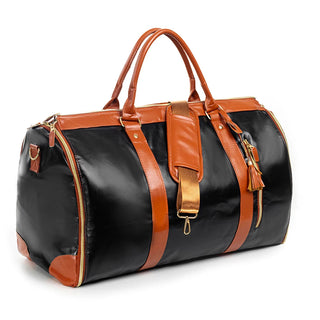 2024 Fashion Large PU Folding Suit Storage Bag Women High Capacity Luggage Alodia Store
