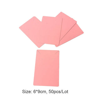 Fashion Wood Jewelry Display Necklace Charms Jewelry Display Tray Pendant Earrings Card Style Pendant Display Card Alodia Store